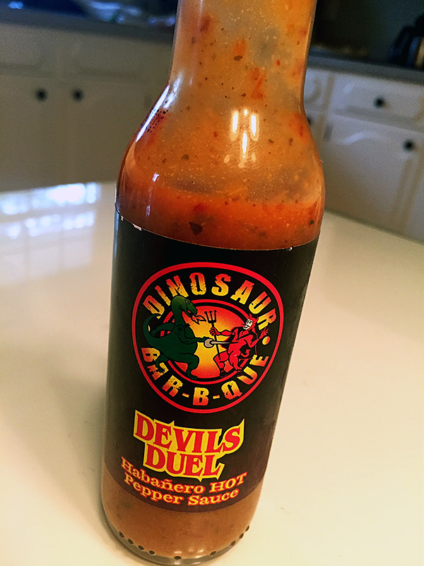 Devil's Duel hot sauce bottle